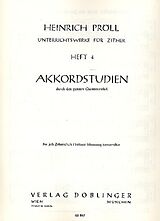 Heinrich Pröll Notenblätter Unterrichtswerke Band 4 - Akkordstudien durch den ganzen Quintenzirkel
