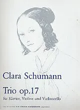 Clara Schumann Notenblätter Klaviertrio g-Moll op.17