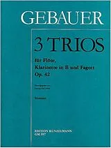 Francois-Réné Gébauer Notenblätter 3 Trios op.42