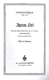 Georges Bizet Notenblätter Agnus dei für Tenor solo