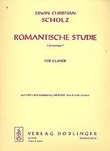 Erwin Christian Scholz Notenblätter Romantische Studie