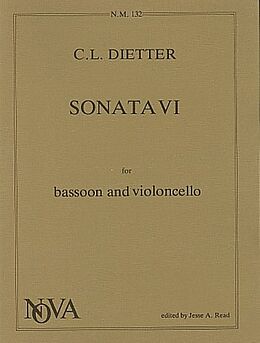 Christian Ludwig Dietter Notenblätter Sonata no.6