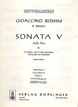 Gioacchino Rossini Notenblätter Sonate Es-Dur Nr.5
