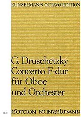Georg Druschetzky Notenblätter Oboen-Konzert F-Dur