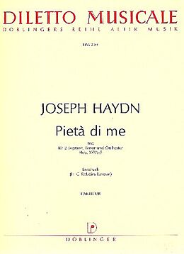 Franz Joseph Haydn Notenblätter Pieta di me Hob. XXVb-5