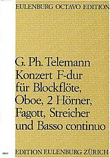 Georg Philipp Telemann Notenblätter Konzert F-Dur