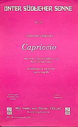 Hermann Ophoven Notenblätter Capriccio nach dem Capriccio italien