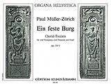 Paul Müller Notenblätter Ein feste Burg op.54,1 Choral-Toccata