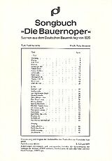 Peter Janssens Notenblätter Die Bauernoper