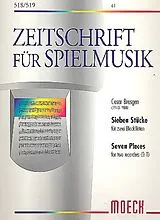 Cesar Bresgen Notenblätter 7 Stücke