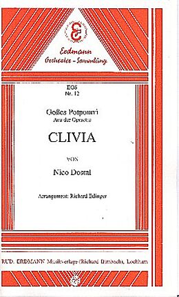Nico Dostal Notenblätter Grosses Potpourri aus Clivia