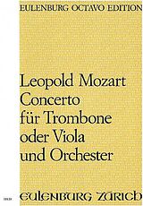 Leopold Mozart Notenblätter Konzert D-Dur