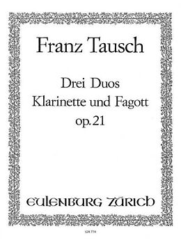 Franz Wilhelm Tausch Notenblätter 3 Duos op.21