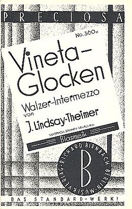Joh. Theimer Notenblätter Vineta-GlockenWalzer-Intermezzo