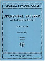  Notenblätter Orchestral Excerpts from the Symphonic Repertoire vol.3