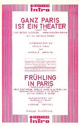 Christian Bruhn Notenblätter Ganz Paris ist ein Theater und