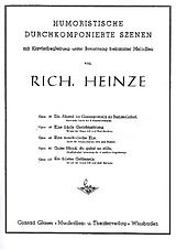 Richard Heinze Notenblätter Eine fidele Gerichtssitzung op.40