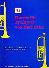 Karl Lahn Notenblätter 54 Duette
