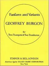 Geoffrey Burgon Notenblätter FANFARES AND VARIANTS ON THE AGNUS