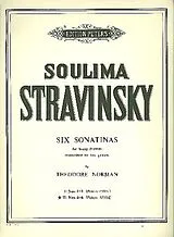 Soulima Strawinsky Notenblätter Six sonatinas nos. 4-6