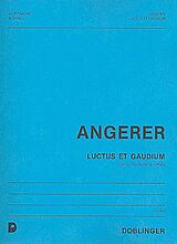 Paul Angerer Notenblätter Luctus et gaudium für Altposaune