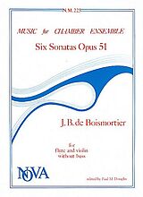 Joseph Bodin de Boismortier Notenblätter 6 Sonatas op.51