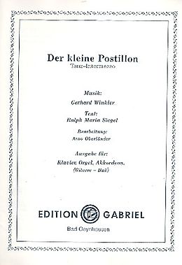 Gerhard Winkler Notenblätter Der kleine Postillon