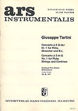 Giuseppe Tartini Notenblätter Konzert a 5 G-Dur für Flöte