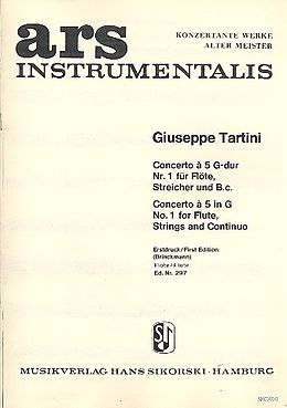 Giuseppe Tartini Notenblätter Konzert a 5 G-Dur für Flöte