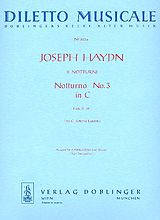 Franz Joseph Haydn Notenblätter Notturno C-Dur Nr.3 Hob.II-32 für 2 Altblockflöten (Liren) und Kammerorchester