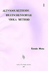 Louis Metz Notenblätter Viola Method vol.1