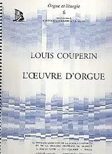 Louis Couperin Notenblätter Loeuvre dorgue