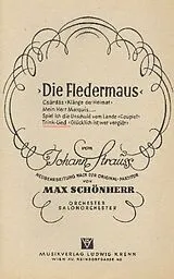 Johann (Vater) Strauss Notenblätter Glücklich ist wer vergisst aus Die Fledermaus