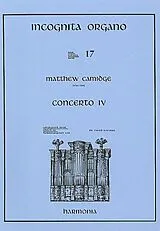 Matthew Camidge Notenblätter Concerto no.4