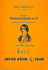 Karl Kempter Notenblätter Pastoralmesse G-Dur op.24