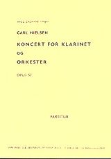Carl Nielsen Notenblätter Concerto op.57 for clarinet