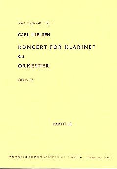 Carl Nielsen Notenblätter Concerto op.57 for clarinet