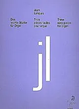 Jean Langlais Notenblätter Drei leichte Stücke