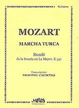 Wolfgang Amadeus Mozart Notenblätter Marcha a la turca Rondo para