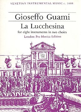 Giuseppe Guami Notenblätter La Lucchesina for 8 instruments