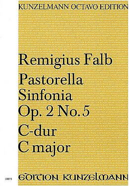 Remigius Falb Notenblätter Pastorella sinfonica C-Dur op.2,5