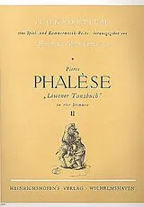 Pierre (Phalesius, Petrus) Phalese Notenblätter Löwener Tanzbuch Band 2