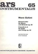 Mauro Giuliani Notenblätter Konzert A-Dur op.30