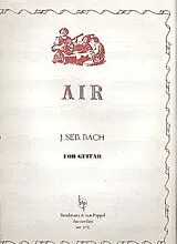 Johann Sebastian Bach Notenblätter Air