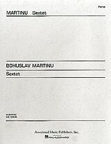 Bohuslav Martinu Notenblätter Sextet for 2 violins, 2 violas