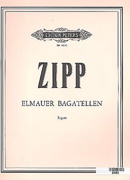 Friedrich Zipp Notenblätter Elmauer Bagatellen