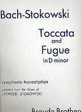 Johann Sebastian Bach Notenblätter Toccata and Fugue d minor