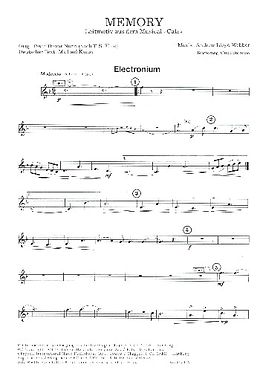 Andrew Lloyd Webber Notenblätter Memory aus Cats für Akkordeonorchester