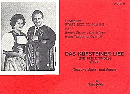 Karl Ganzer Notenblätter Das Kufsteiner Lied für