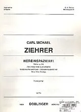 Carl Michael Ziehrer Notenblätter Hereinspaziert op.518